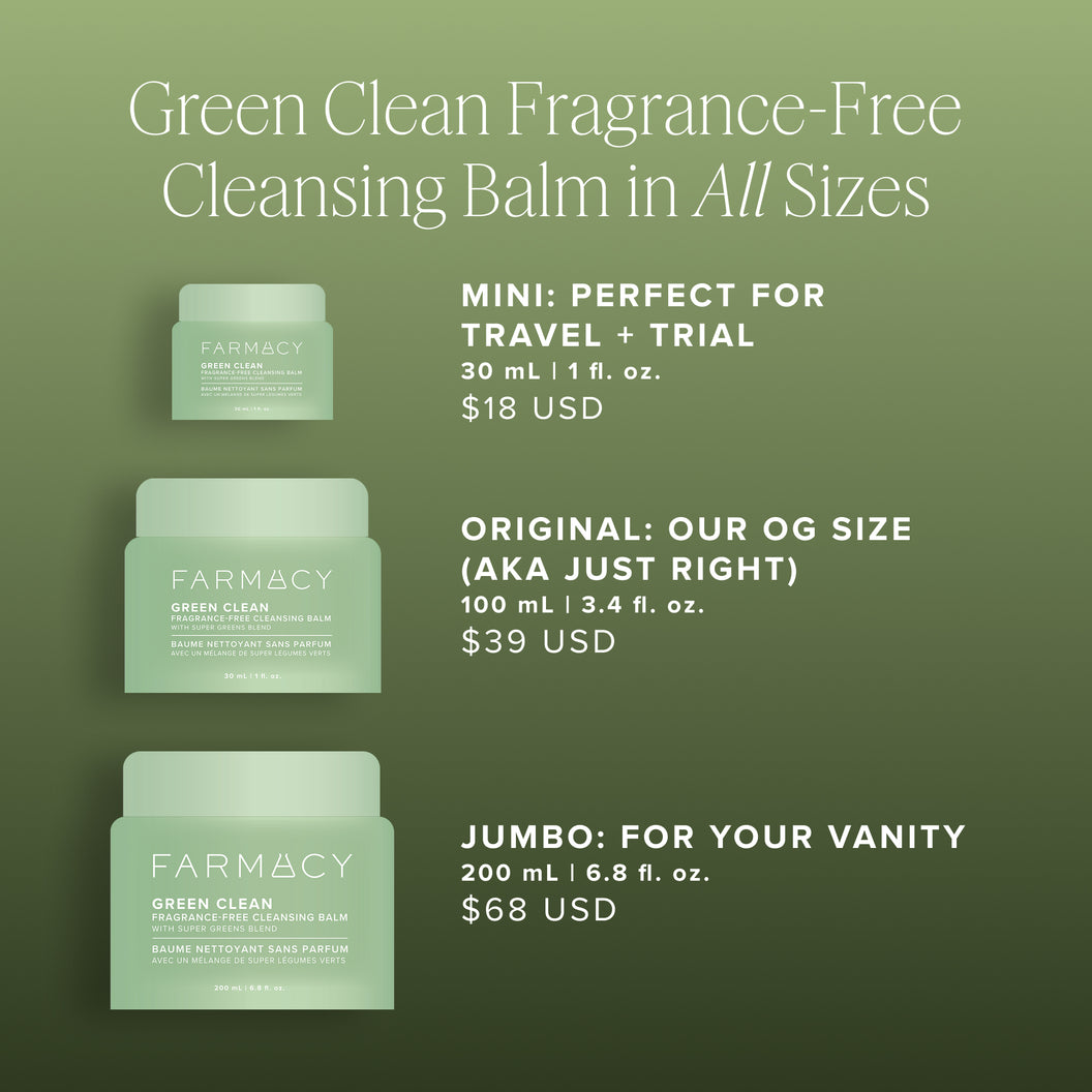 Green Clean Fragrance-Free Cleansing Balm Mini