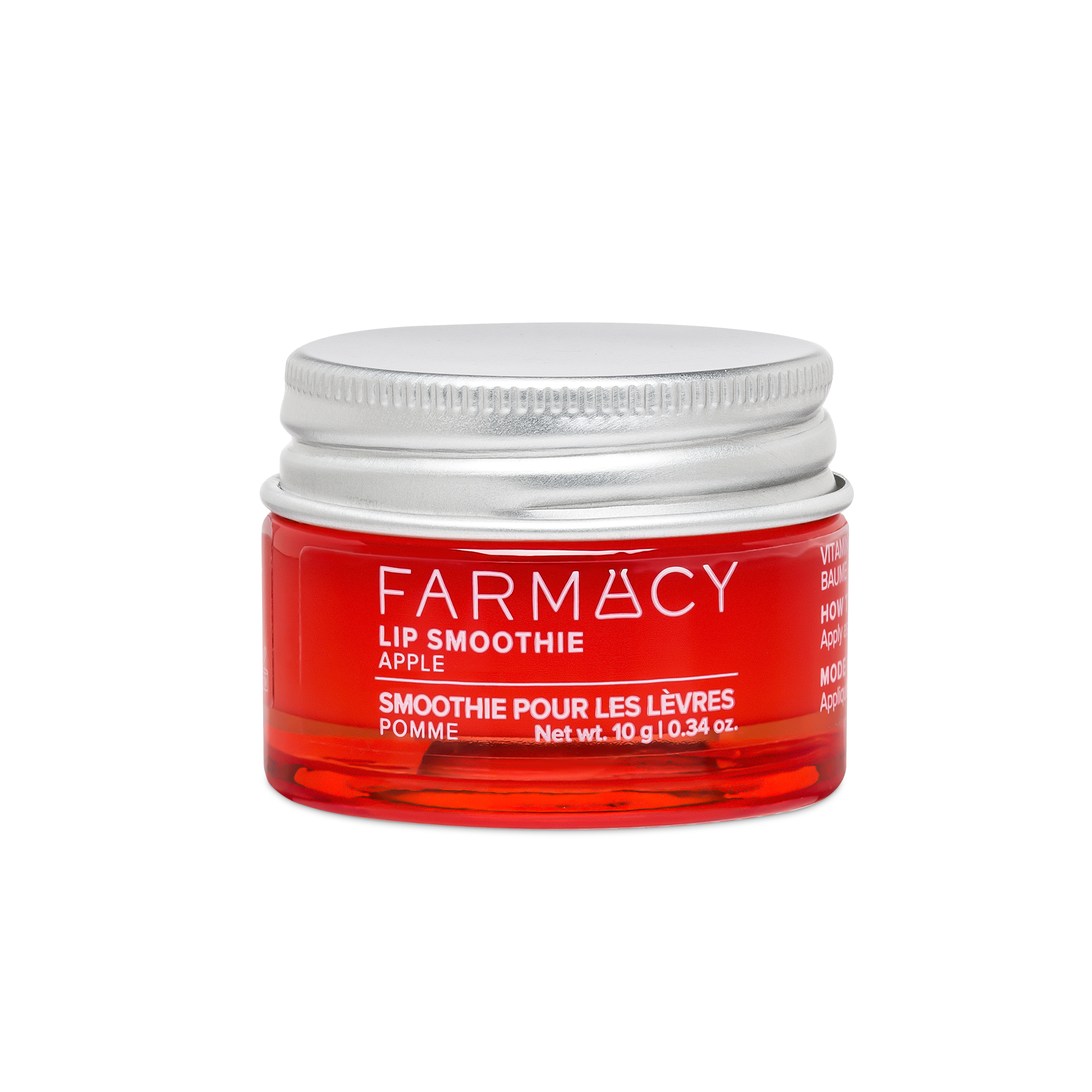 farmacy apple lip smoothie vitamin c + peptide lip balm at least when it