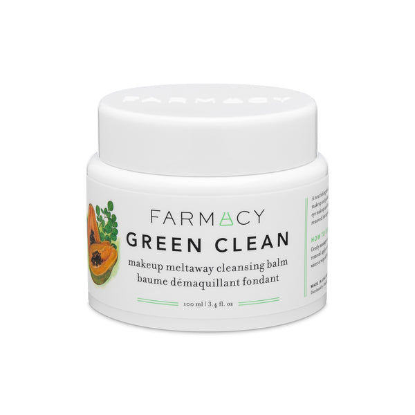 Green Clean Makeup Removing Cleansing Balm | Farmacy Beauty-image