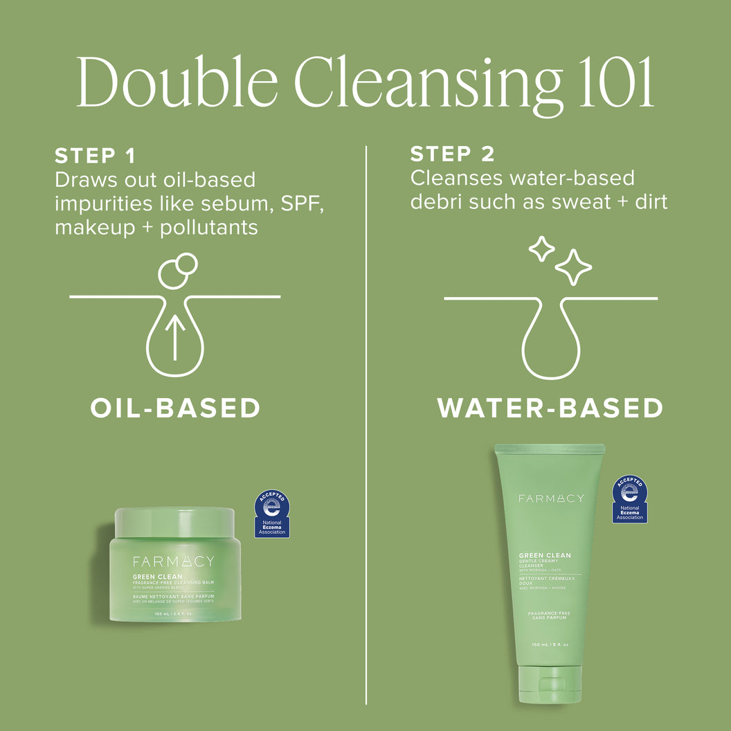 Green Clean Fragrance-Free Cleansing Balm Mini