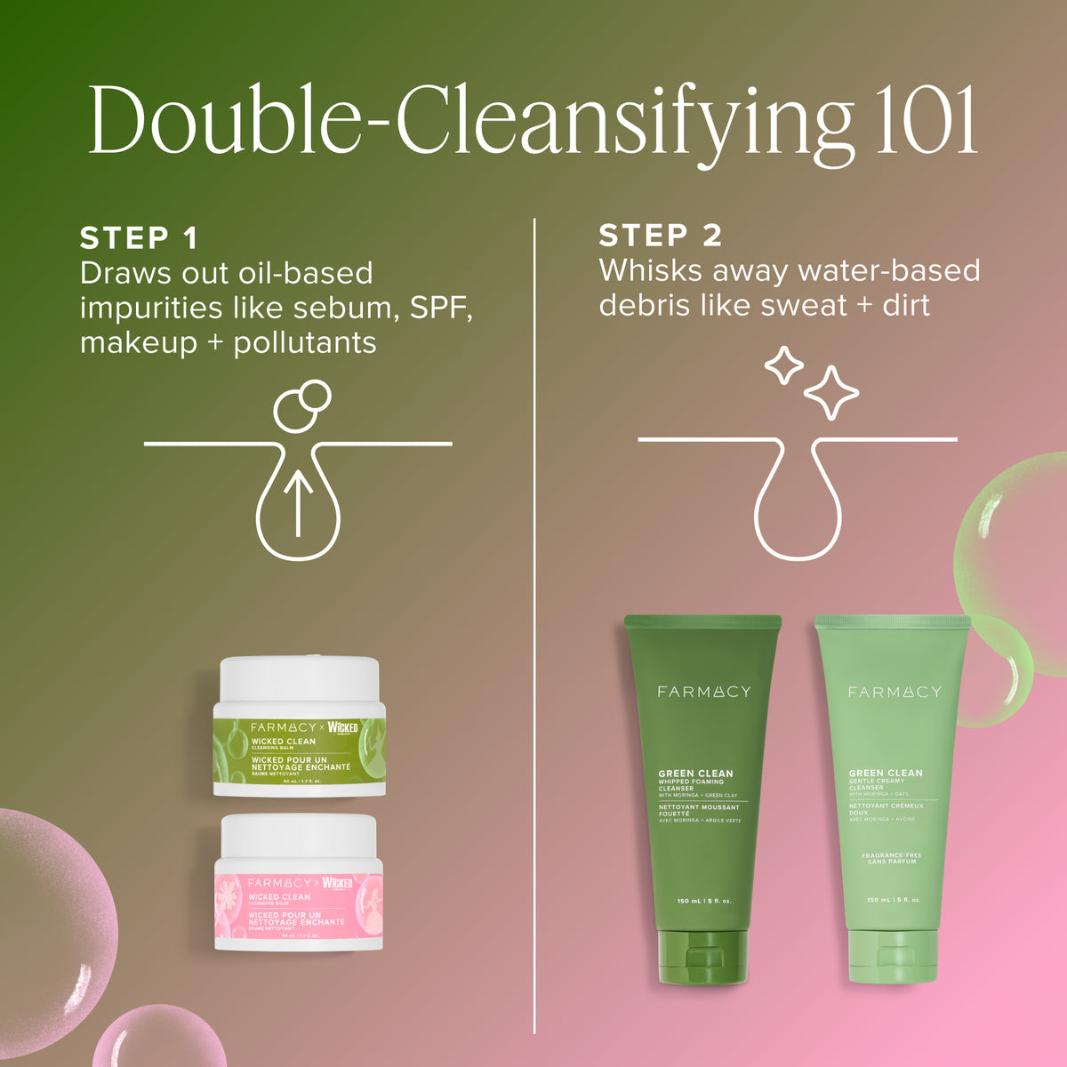 Wiket Kit WICKED Clean Kit – Farmacy Beauty