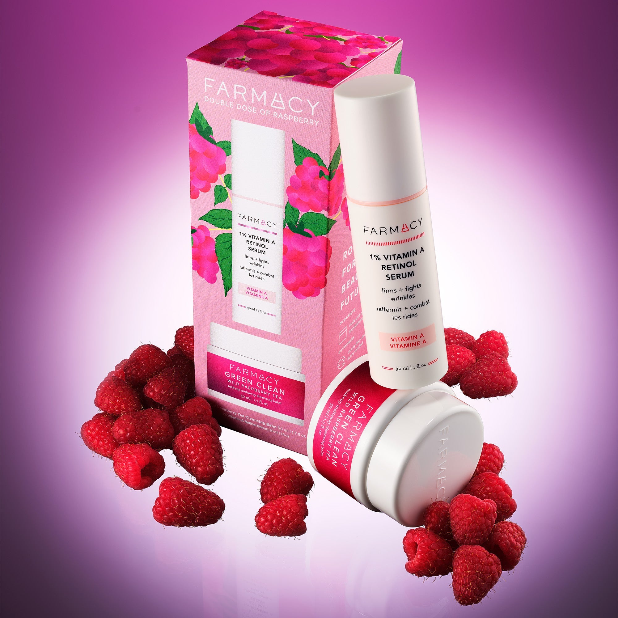 Double Dose of Raspberry Duo - Farmacy Beauty