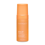 Bright On Daily AHA Foam Exfoliator 100mL pump bottle on a white background