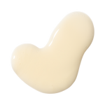 Creamy pale-yellow texture swatch of Filling Good Hyaluronic Acid Plumping Serum on a white background