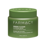 200mL jar of Farmacy Green Clean Cleansing Balm on a white background