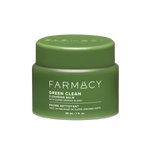 30mL jar of Farmacy Green Clean Cleansing Balm on a white background