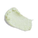 A dollop of Farmacy Green Clean Whipped Foaming Cleanser on a white background