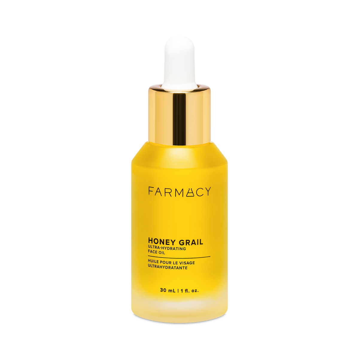 30ml bottle of Farmacy Honey Grail on white background