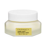 25 mL jar of Farmacy Honey Halo Ultra-Hydrating Ceramide Moisturizer on a white background