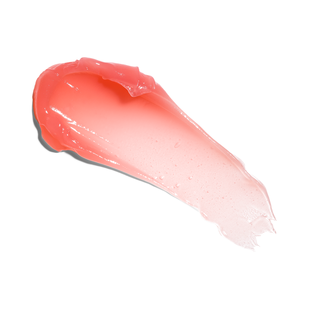 Swatch of Farmacy Apple Lip Smoothie on a white background