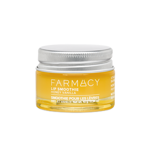 Farmacy Beauty Honey Vanilla Lip Smoothie 10g jar on a white background
