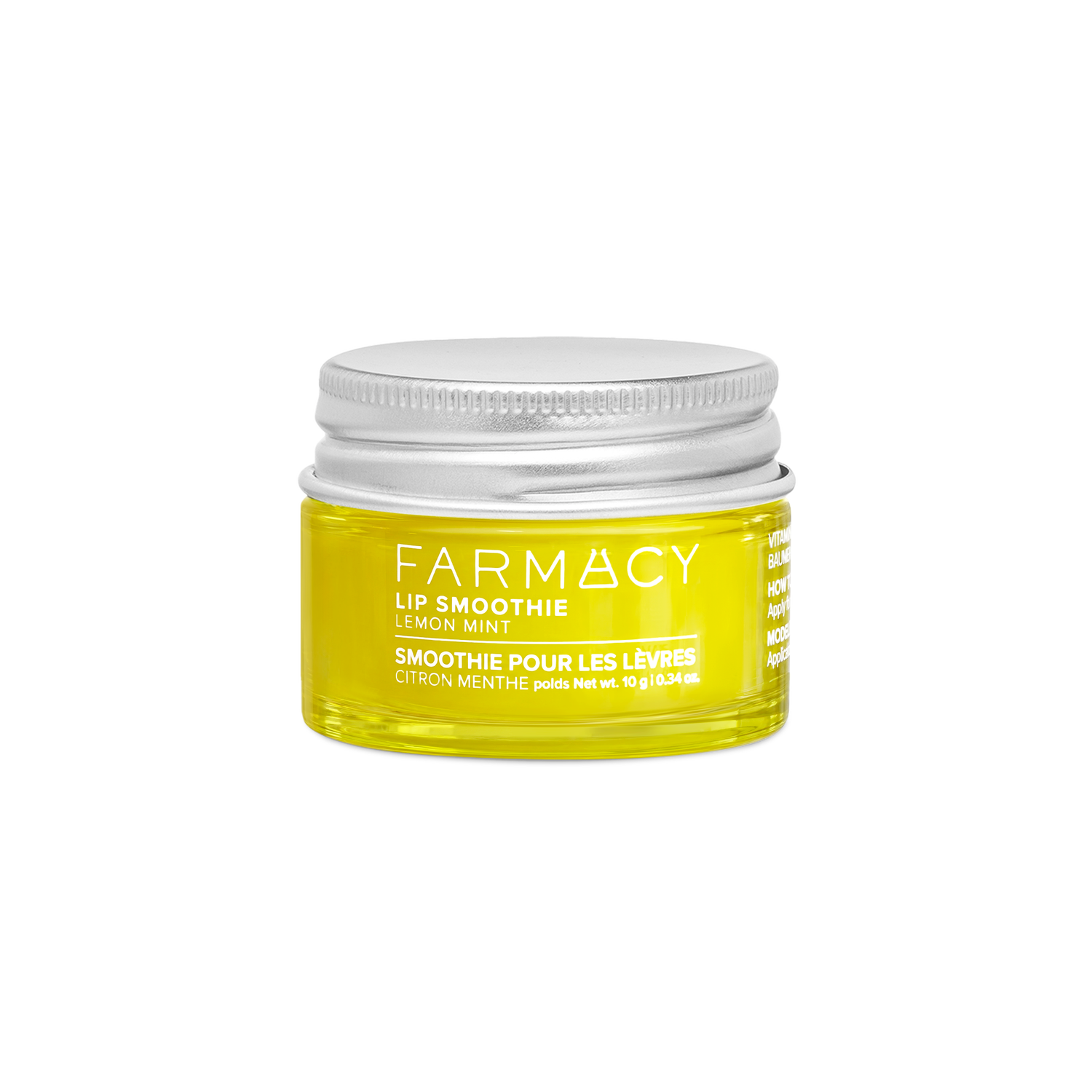 Farmacy Beauty Lip Smoothie Lemon Mint jar, 10g