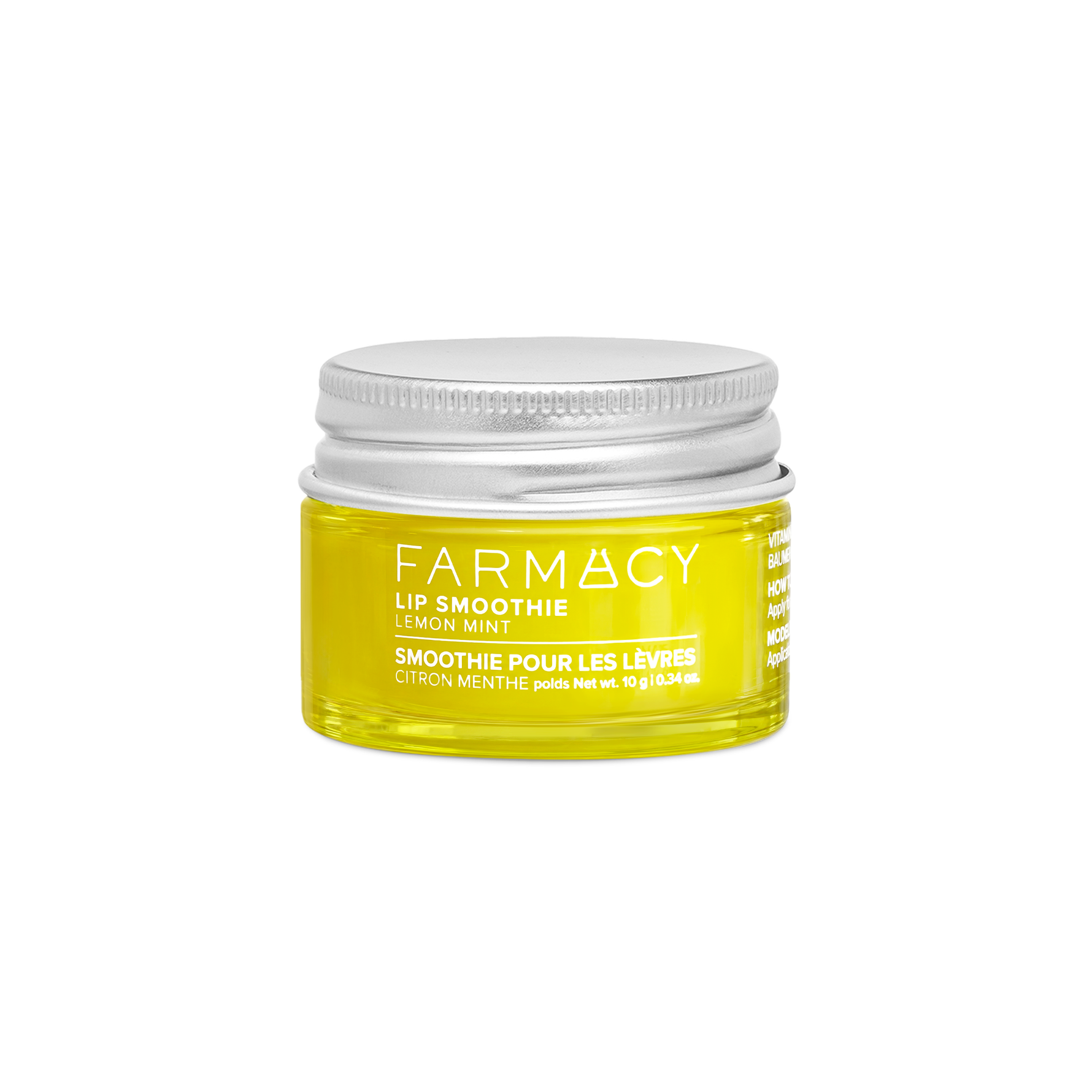 Farmacy Beauty Lip Smoothie Lemon Mint jar, 10g