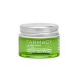 10g jar of Farmacy Pear Kiwi Lip Smoothie on a white background