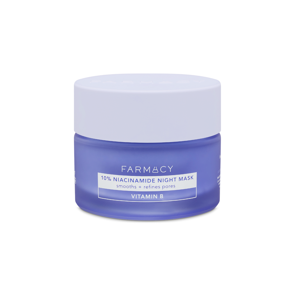 Farmacy 10% Niacinamide Night Mask 50mL jar on a white background