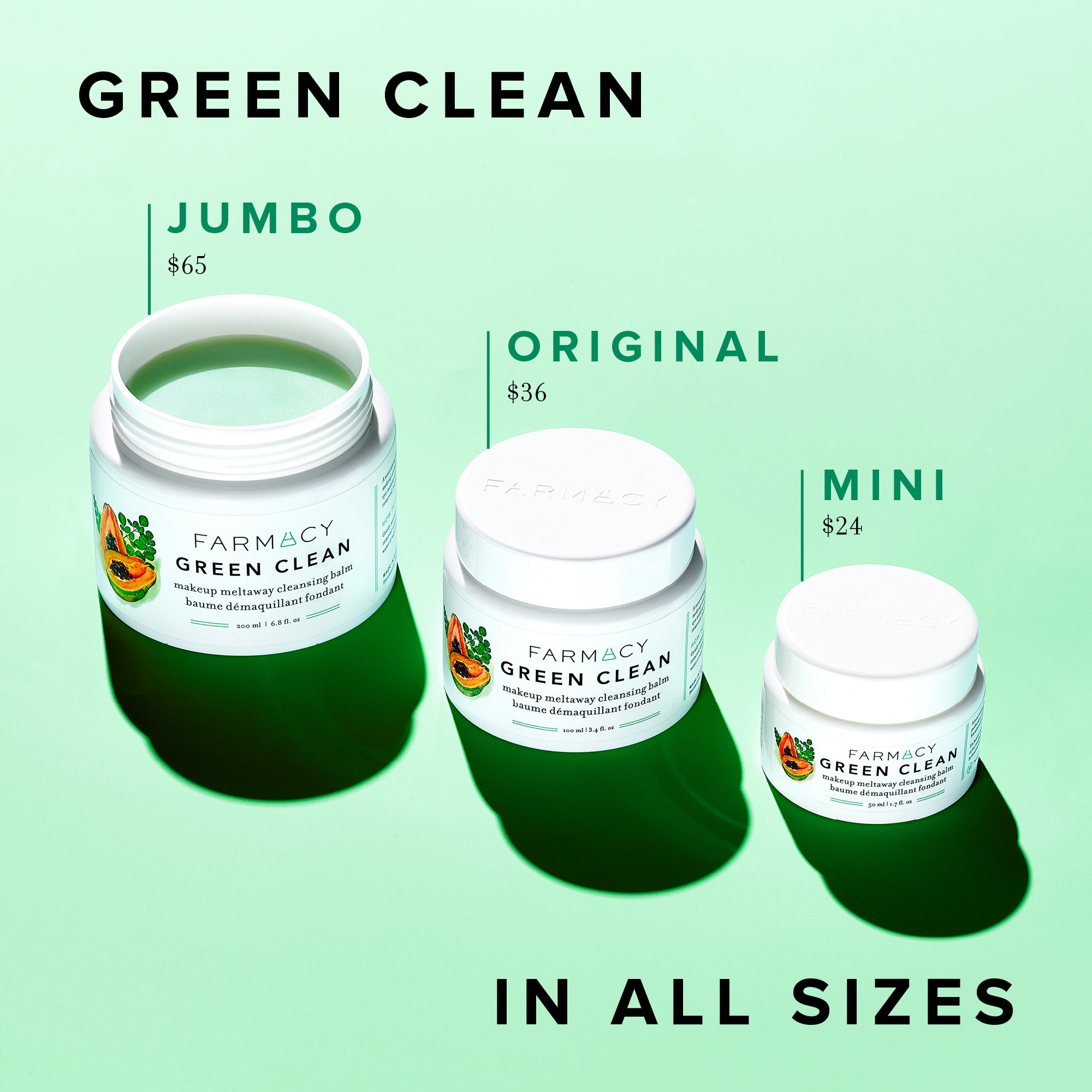 Green Clean Makeup Removing Cleansing Balm | Farmacy Beauty