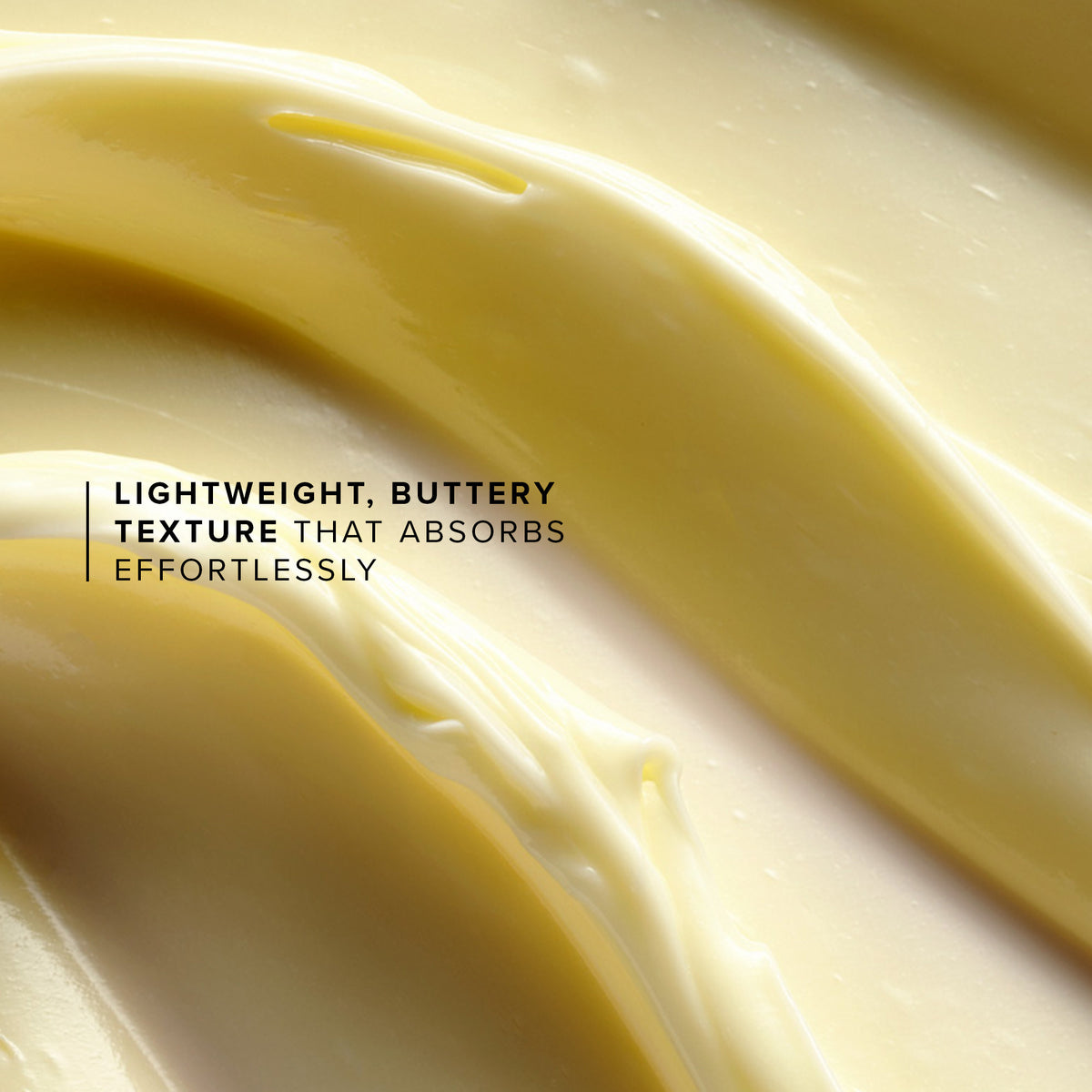 Close-up of a creamy texture of Honey Halo Moisturizer