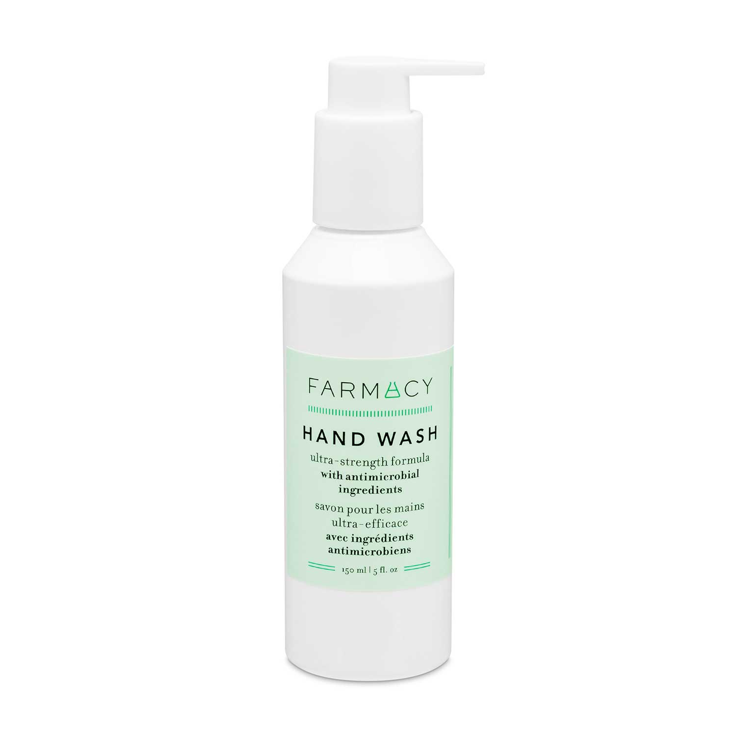 A bottle of Farmacy's Hand Wash