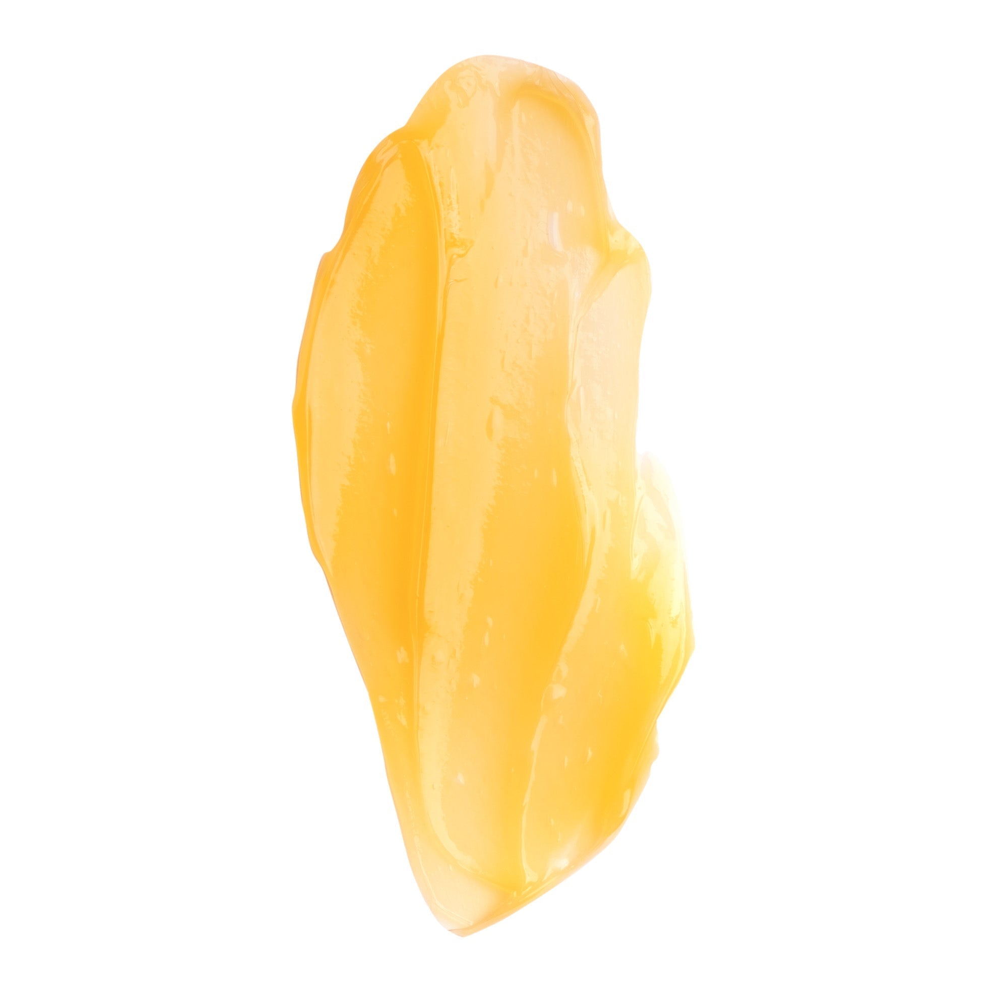 A close up of a smear of the Honey Potion Plus