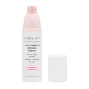 1% Vitamin A Retinol Serum packaging in its cylinder container with the cap off