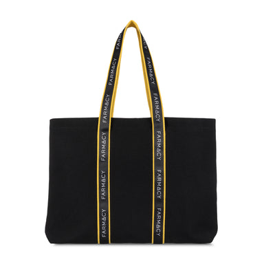 Farmacy XL Black Canvas Tote