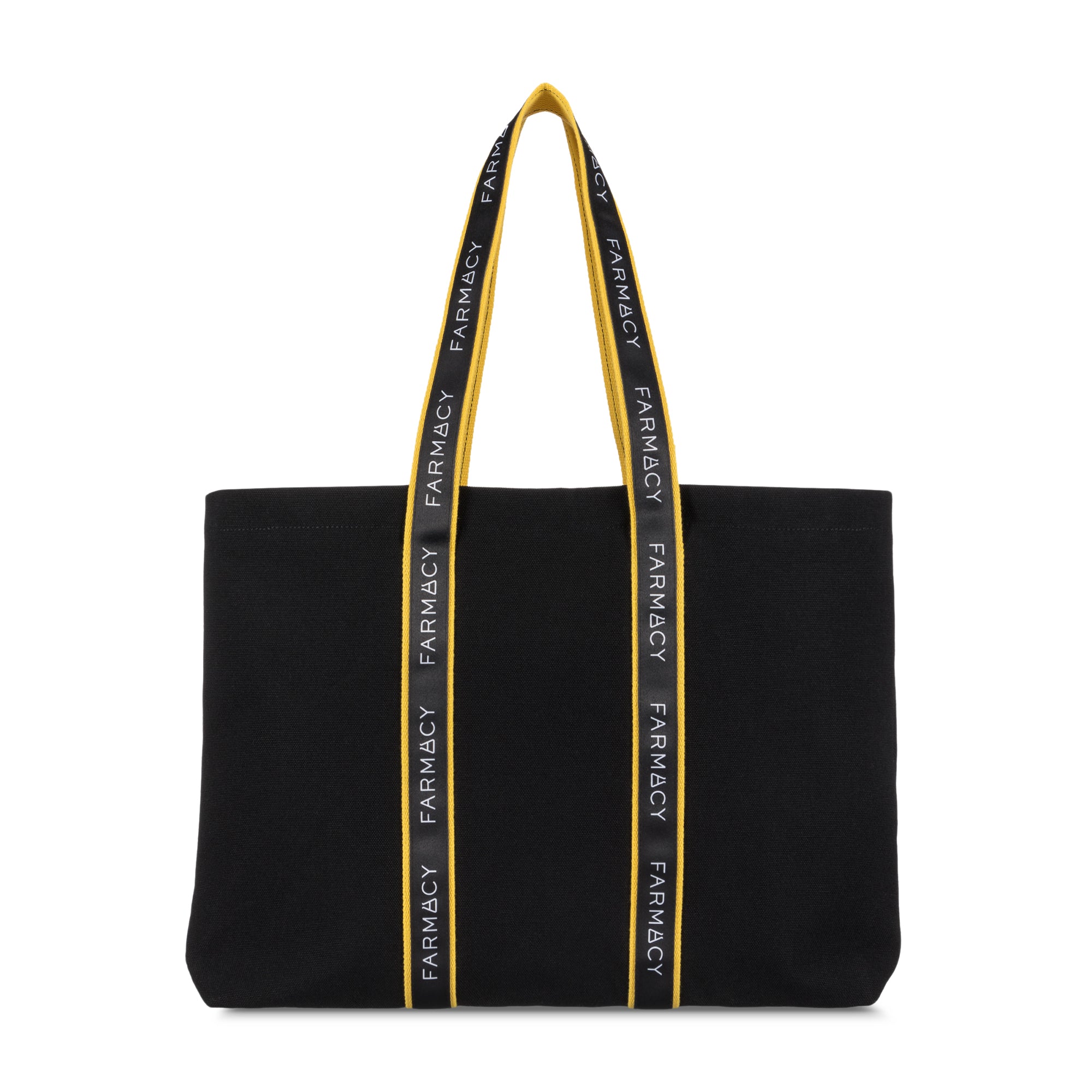 Farmacy XL Black Canvas Tote