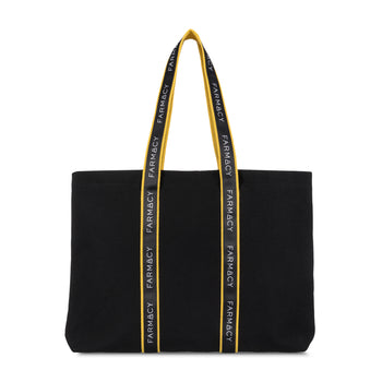 Farmacy XL Black Canvas Tote