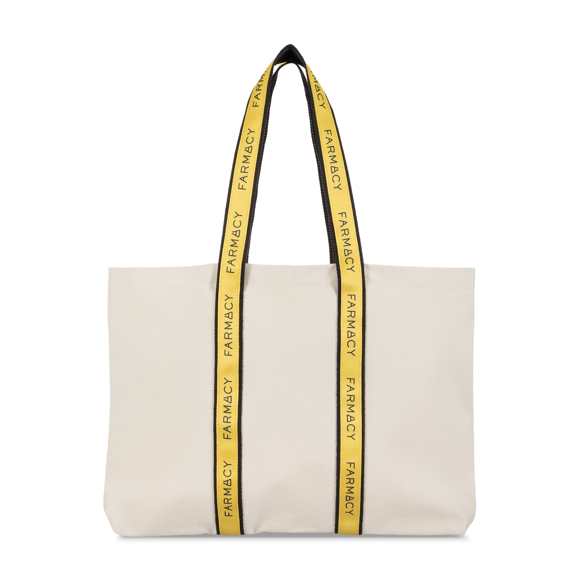 Farmacy XL Canvas Tote (Yellow Straps)