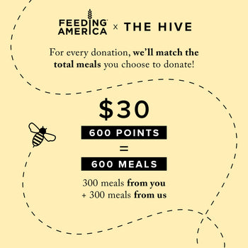 The Hive x Feeding America 600 Meals Donation