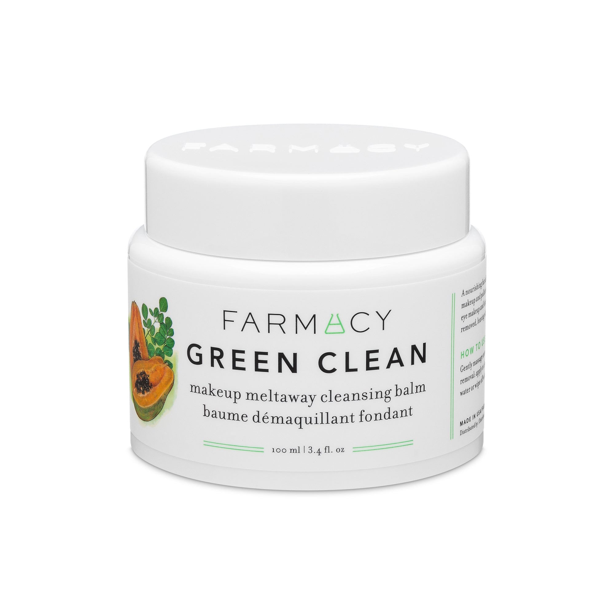 Green Clean Makeup Removing Cleansing Balm | Farmacy Beauty